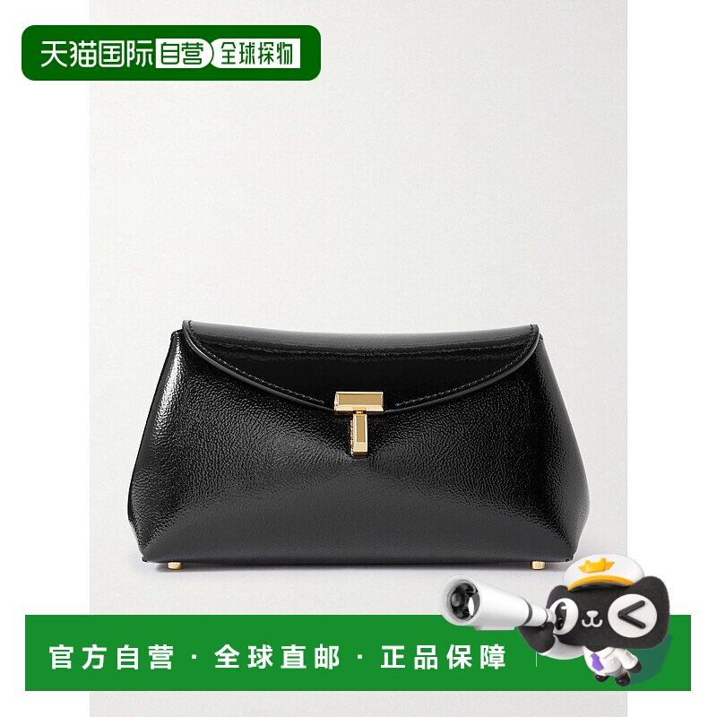 1h可退 香港直邮TOTÊME 女士 T-Lock 迷你织纹漆皮手包 254WAL008