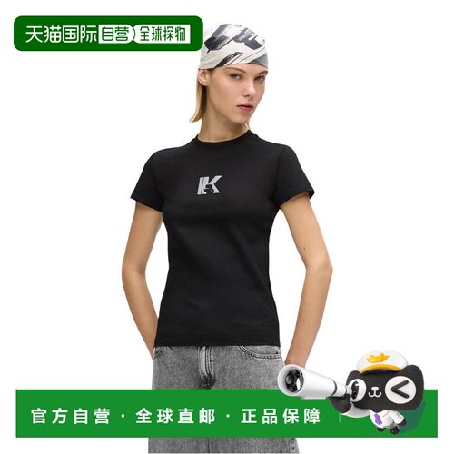 香港直邮KARL LAGERFELD 女士T恤 B2W17064999 SS【付后1h可退】