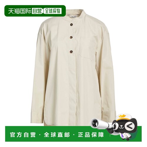 香港直邮'S Max Mara 女士 Blouses 花纹衬衫 grey灰色 舒适时尚