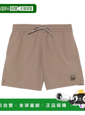 香港直邮Emporio Armani 徽标泳裤 EM000583AF12336U短裤