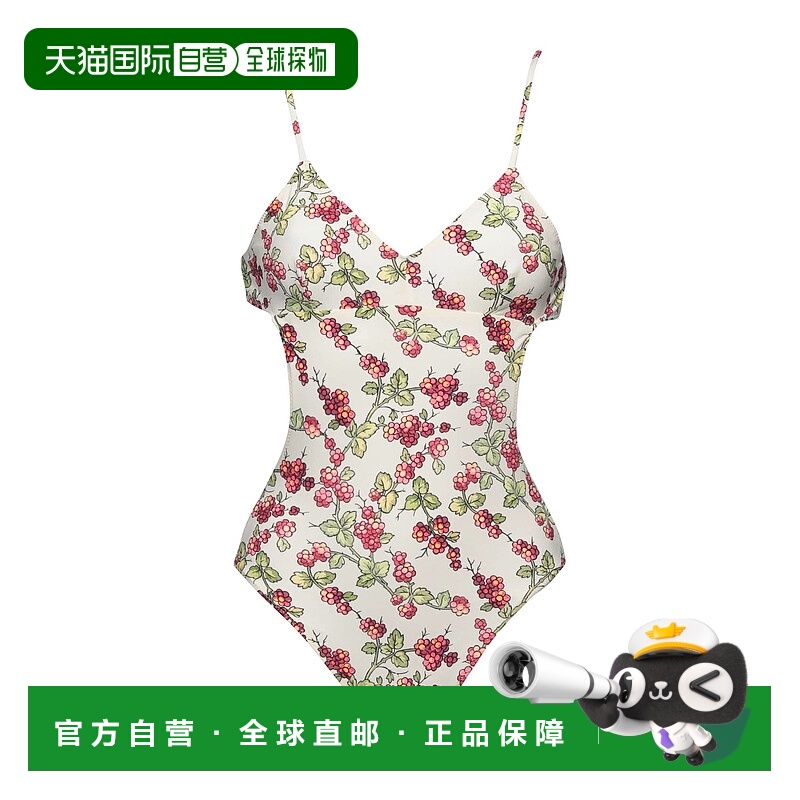 1h可退 香港直邮Etro 艾特罗 女士 One-piece 泳衣 yellow黄色 舒