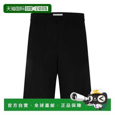 1h可退 香港直邮Ami Paris 男士 DE COEUR PLAQUE 棉质绉纱徽标短