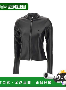 1h可退 香港直邮Courreges 女士 黑色上衣 325CTO436PU0049BLACK