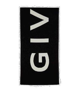 Givenchy Sc徽标围巾 BP0041P0GS羊毛纪梵希正品【付后1h可退】