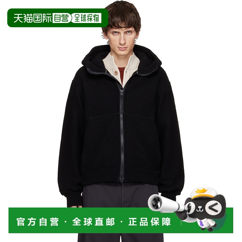 香港直邮Canada Goose 加拿大鹅 男士 黑色黑标 Chilliwack Fleec