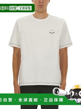 1h可退 香港直邮Paul Smith 男士 白色棉质T恤T恤 M2R204ZET22387