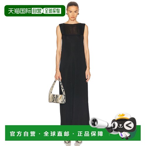 1h可退 香港直邮KHAITE 女士 Ruslan 连衣裙 9841429 black黑色