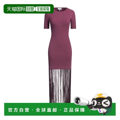 香港直邮GANNI甘尼女士中长连衣裙 【付后1h可退】