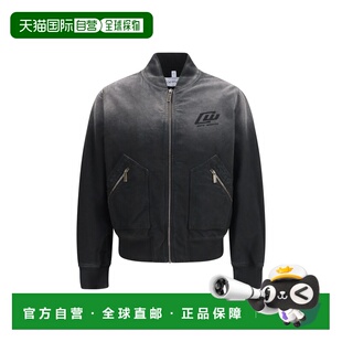 1h可退 香港直邮off-white 男士 effetto 水洗短夹克(牛仔色) 44X