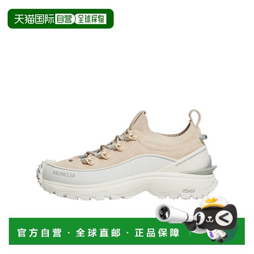 1h可退 香港直邮Moncler TRAILGRIP LITE3 磨砂革和绒面革运动鞋