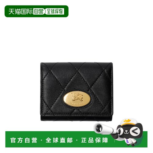 1h可退 香港直邮BURBERRY 女士钱包 81116541 AW2025 黑色 Strand