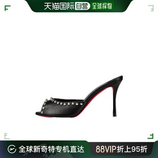 Louboutin 鲁布托 克里斯提 香港直邮Christian 女士徽标高跟凉鞋