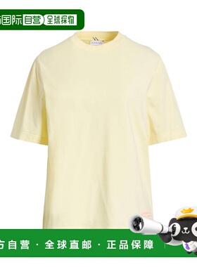 1h可退 香港直邮Burberry 巴宝莉 女士 T恤 yellow黄色 舒适时尚