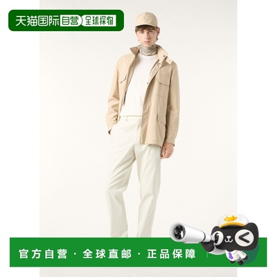 自营欧洲直邮Loro Piana 男士白色细纤维夹克