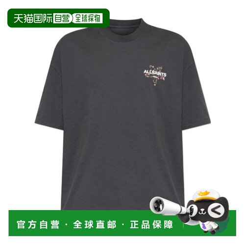 1h可退 香港直邮ALL SAINTS 男士T恤 M034PEWASHEDBLACK SS2026