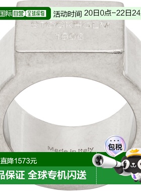 1h可退 香港直邮Acne Studios 艾克妮 男士 徽标雕花图章戒指 C50