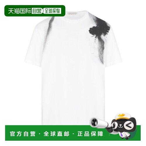 香港直邮ALEXANDER MCQUEEN 男士 短袖T恤 24SS 【付后1h可退】