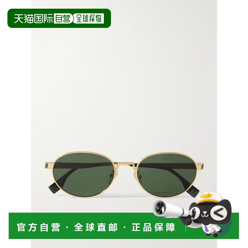 1h可退 香港直邮Fendi 芬迪 女士 天蓝色圆框镀金太阳眼镜 FE4018,ZIPPO/瑞士军刀/眼镜,太阳眼镜,淘宝优惠券,粉丝福利购,淘宝优惠卷