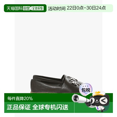 TORY BURCH/汤丽柏琦 春夏女款  Eleanor 皮革 圆头套脚 渔夫鞋 1