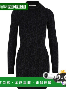 香港直邮Palm Angels 棕榈天使 女士 黑色连衣裙 PWHI048R24KNI00