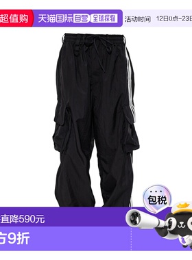 1h可退 香港直邮Y-3 男士 工装裤子 KF1087 black黑色 舒适时尚