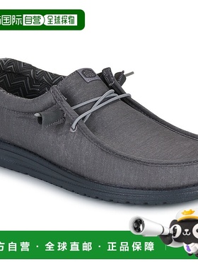 欧洲直邮HEY DUDE  男鞋 秋冬2025 德比鞋 WALLY STRETCH CANVAS