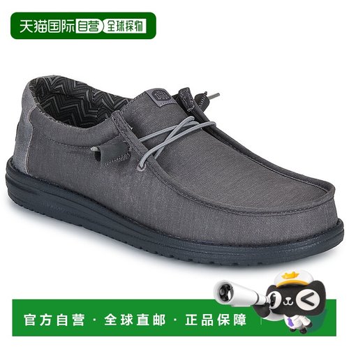 欧洲直邮HEY DUDE  男鞋 秋冬2025 德比鞋 WALLY STRETCH CANVAS