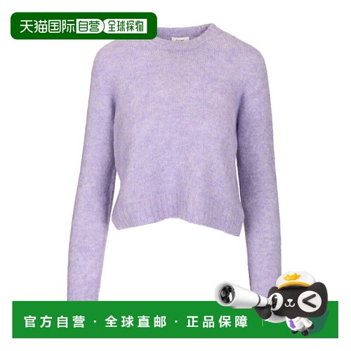 1h可退 香港直邮CELINE 女士针织衫 RY0KO090433LP CO 紫色长袖