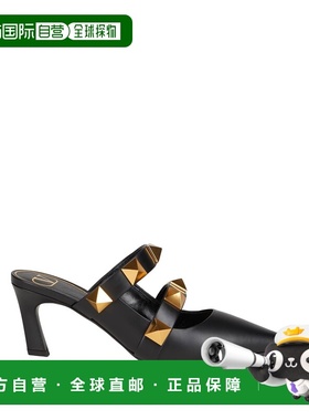 香港直邮valentino 华伦天奴 女士 Mules 木屐 black黑色 舒适时