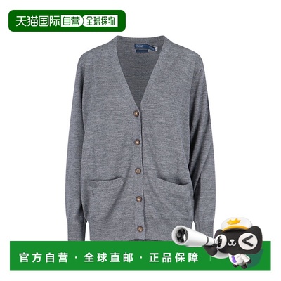 1h可退 香港直邮Polo Ralph Lauren Polo 拉夫 劳伦 女士 灰色毛