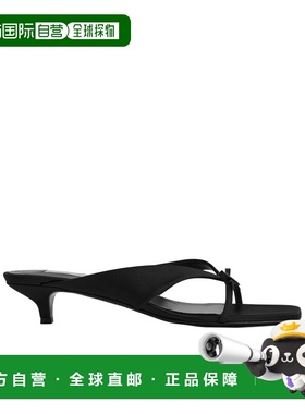 香港直邮Toteme 蝴蝶结缎面凉鞋 261-WAS0278-FB0401