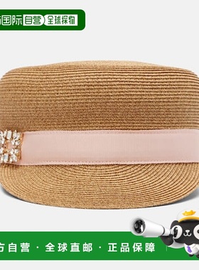 香港直邮ROGER VIVIER 罗杰 维维亚 女士 Broche Vivier 报童帽
