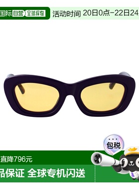 1h可退 香港直邮The Attico 女士 紫色醋纤太阳眼镜 ATTICO63SUNC