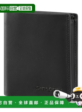 自营欧洲直邮Samsonite Attack 2 Slg男士logo标识钱包