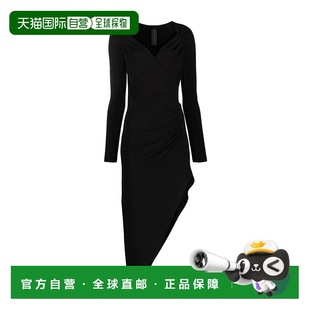 侧垂坠礼服 长袖 KK2223PL699001BLACK Kamali 香港直邮Norma