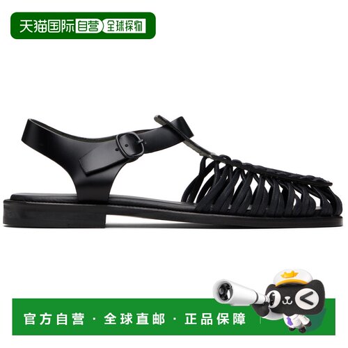 1h可退 香港直邮Hereu 男士 黑色 Alaro 凉鞋 ALARMWFS24罗马鞋