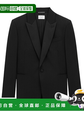 香港直邮Saint Laurent 长袖羊毛西装外套 821985Y512W
