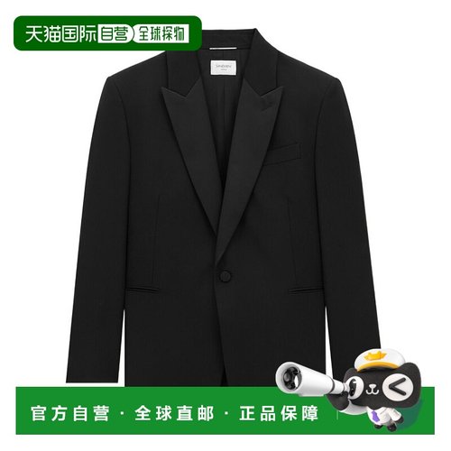 香港直邮Saint Laurent 长袖羊毛西装外套 821985Y512W