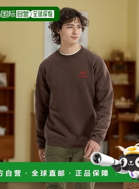 欧洲直邮Arc'teryx始祖鸟 EMBLEM抓绒圆领套头衫 男装户外