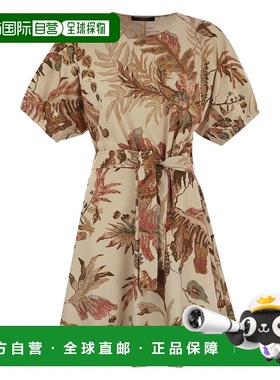 香港直邮Weekend Max Mara 女士 GENERO 印花棉质T恤式连衣裙 252