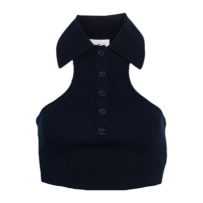 1h可退 香港直邮Courreges 女士 上衣 blue蓝色 舒适时尚