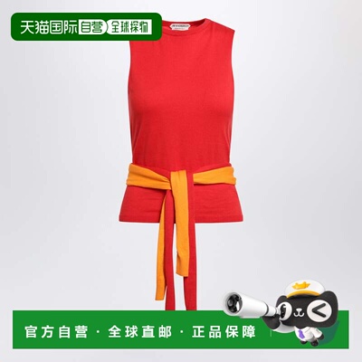 1h可退 香港直邮J.W. ANDERSON 女士T恤 KW1455YN0459 SS2026 红