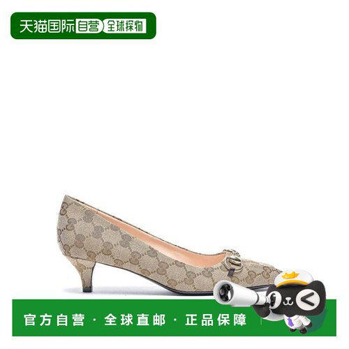 香港直邮GUCCI 女士高跟鞋 853466KY9809744BEIGE SS2026 浅棕色