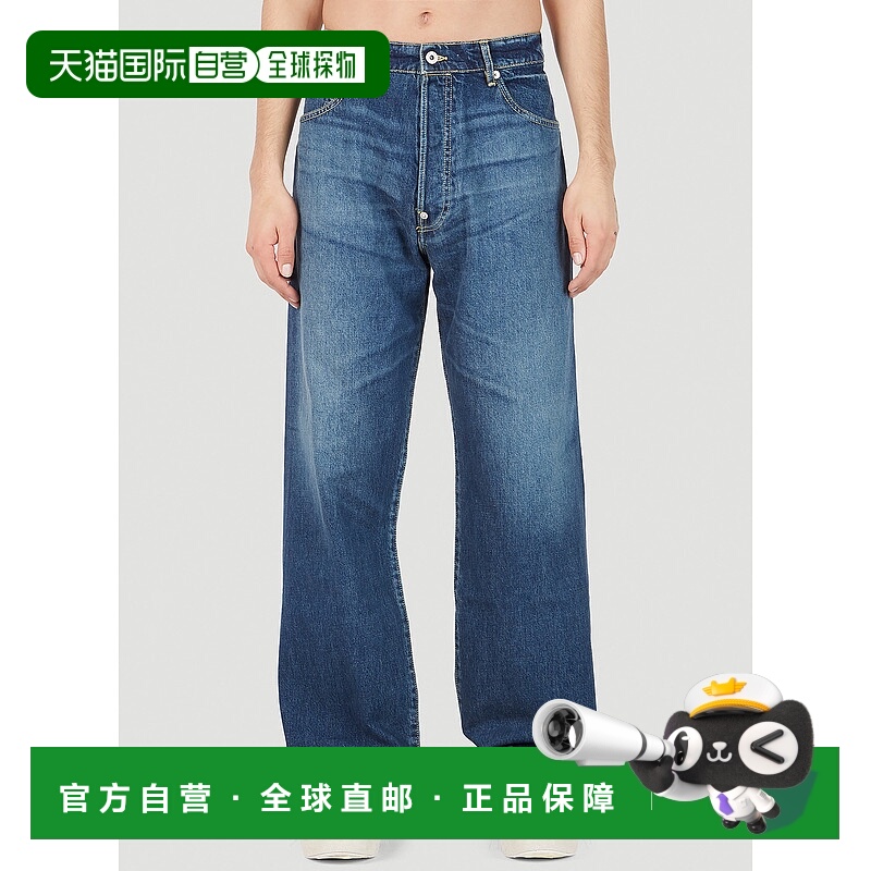 香港直邮Kenzo 高田贤三 男士 徽标牛仔长裤 FD55DP4066B2裤子