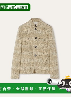 自营欧洲直邮Loro Piana 女士灰色初剪羊毛夹克