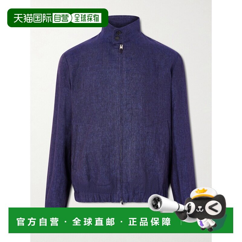 香港直邮Canali 康钠丽 男士 亚麻短夹克 AE05958O41060302男装