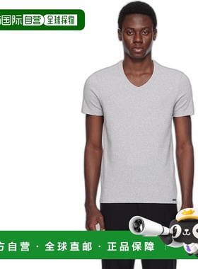 香港直邮Tom Ford 汤姆 福特 男士 灰色 T 恤 T4M09104汤姆福特