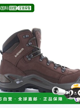自营欧洲直邮LOWA RENEGADE男士浓咖啡色牛巴革中帮徒步鞋