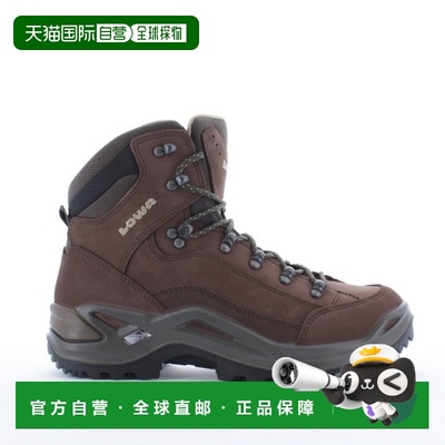 自营欧洲直邮LOWA RENEGADE男士浓咖啡色牛巴革中帮徒步鞋
