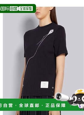 香港直邮Thom Browne 风筝刺绣短袖T恤 FJS106E10317